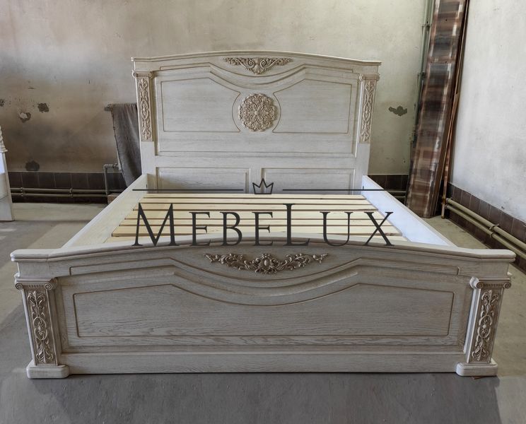 Ліжко з масиву дерева L-016 фото