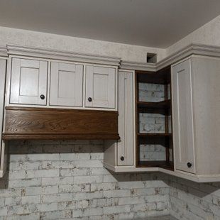 Кухня з масиву дуба F-004 фото