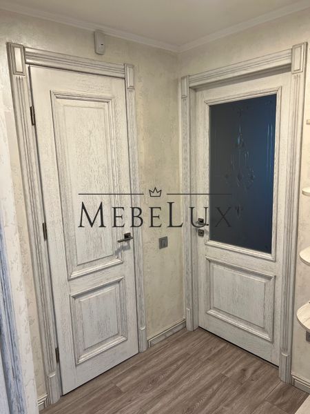 Міжкімнатні двері з масиву дерева D1-01.2 фото